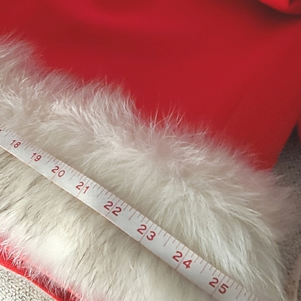 Vintage 50's Kagels Red 100% Wool Swing Jacket Fur Trim Retro Winter Coat Lined - Picture 14 of 15